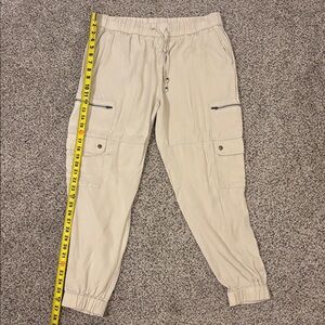 Banana Republic Light Tan Jogger Pants - cargo